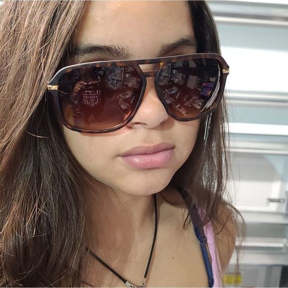 Retro Celebrity Style Flat Top Key Hole Aviator Su - Picture 7 of 8